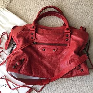 BALENCIAGA 2010 CLASSIC CITY IN RED